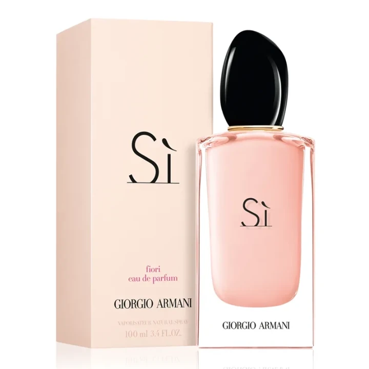 Giorgio Armani Sì Fiori – oryginalne perfumy damskie w jasnoróżowym flakonie – zdjęcie produktu