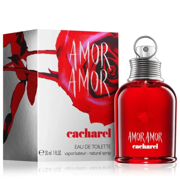 Cacharel Amor Amor – oryginalne perfumy damskie w czerwonym flakonie – zdjęcie produktu