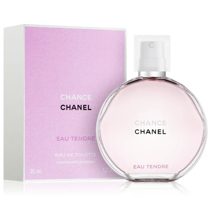 Chanel Chance Eau Tendre – oryginalne perfumy damskie w różowym okrągłym flakonie – zdjęcie produktu