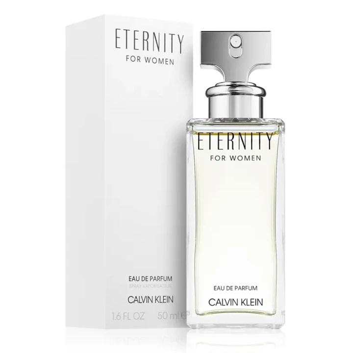 Calvin Klein Eternity – oryginalne perfumy damskie w smukłym transparentnym flakonie – zdjęcie produktu
