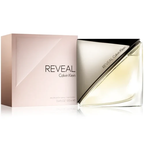 Calvin Klein Reveal – oryginalne perfumy damskie w jasnym geometrycznym flakonie – zdjęcie produktu