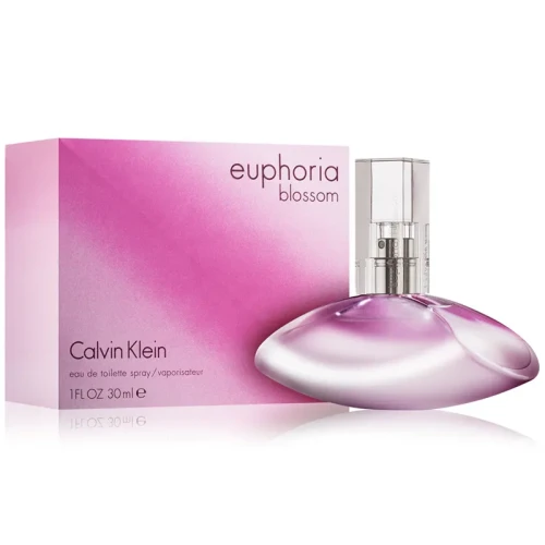 Calvin Klein Euphoria Blossom – oryginalne perfumy damskie w różowo-srebrnym flakonie – zdjęcie produktu