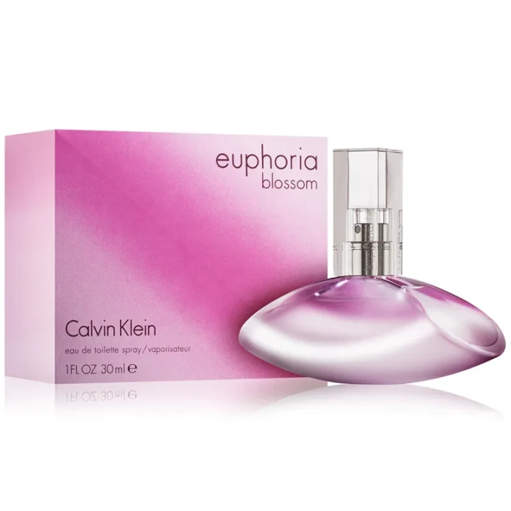 Calvin Klein Euphoria Blossom – oryginalne perfumy damskie w różowo-srebrnym flakonie – zdjęcie produktu