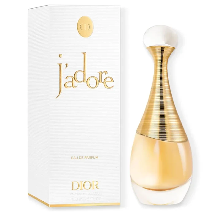 Christian Dior J’adore – oryginalne perfumy damskie w złotym smukłym flakonie – zdjęcie produktu