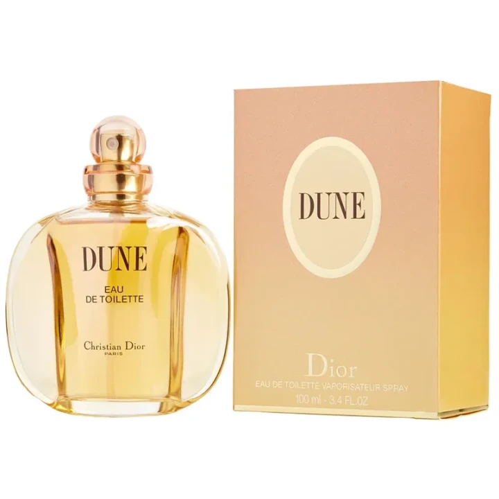 Dior Dune – oryginalne perfumy damskie w bursztynowym zaokrąglonym flakonie – zdjęcie produktu