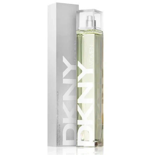 DKNY Woman – oryginalne perfumy damskie w smukłym srebrno-transparentnym flakonie – zdjęcie produktu
