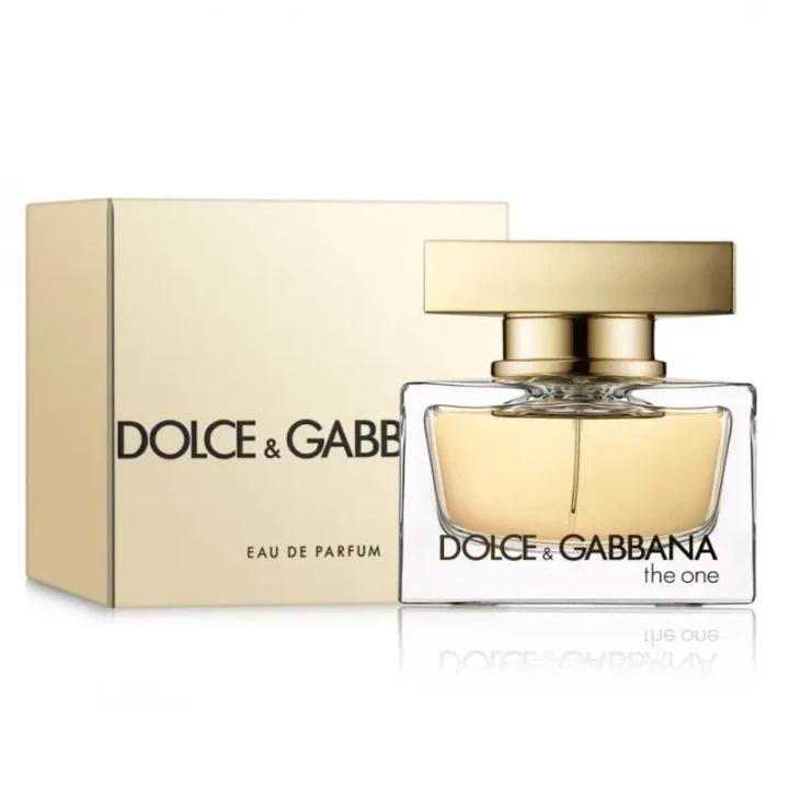 Dolce &amp; Gabbana The One – oryginalne perfumy damskie w złoto-transparentnym klasycznym flakonie – zdjęcie produktu
