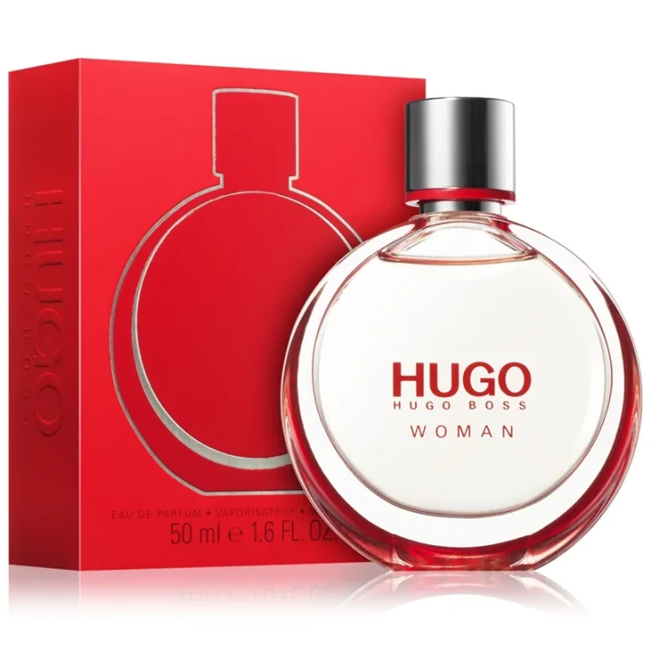 Hugo Boss Hugo Woman (2014) – oryginalne perfumy damskie w różowo-transparentnym okrągłym flakonie – zdjęcie produktu
