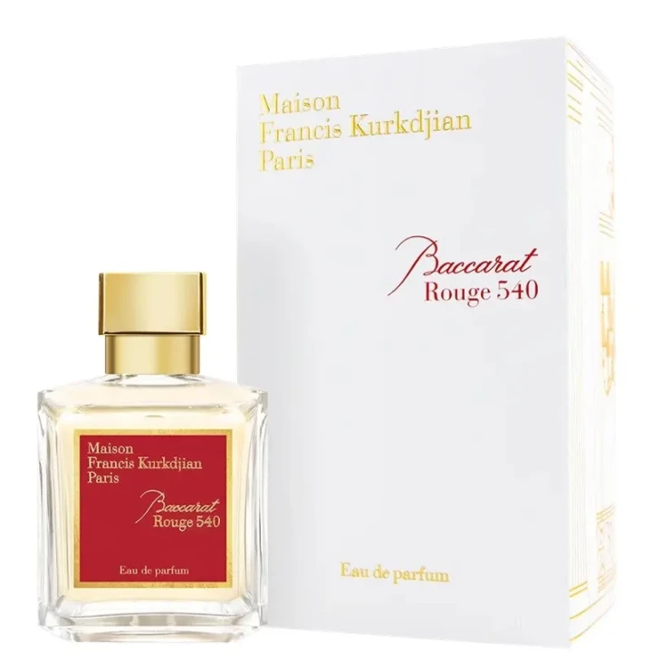 Maison Francis Kurkdjian Baccarat Rouge 540 – oryginalne perfumy unisex w luksusowym, rubinowo-czerwonym kwadratowym flakonie ze złotą zatyczką – zdjęcie produktu