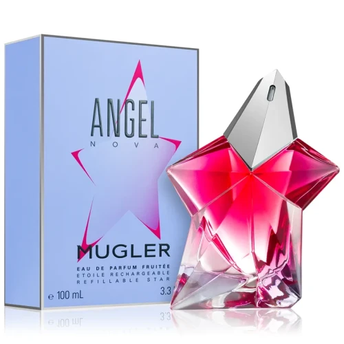 Thierry Mugler Angel Nova – oryginalne perfumy damskie w intensywnie różowym, gwiaździstym flakonie o kryształowym kształcie – zdjęcie produktu
