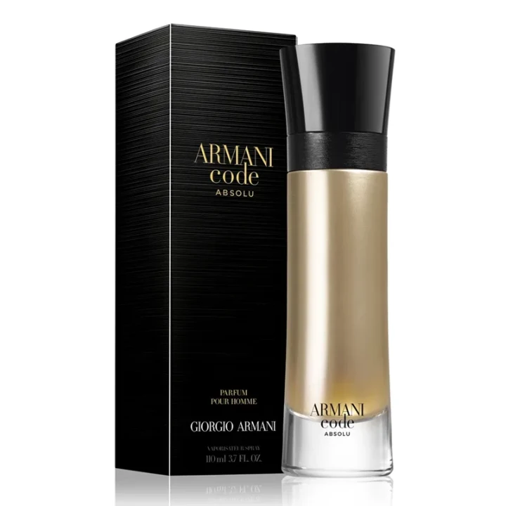 Giorgio Armani Code Absolu – oryginalne perfumy męskie w eleganckim, bursztynowo-złotym flakonie o luksusowym wykończeniu – zdjęcie produktu