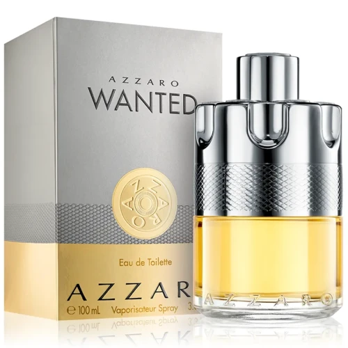 Azzaro Wanted – oryginalne perfumy męskie w charakterystycznym, srebrnym flakonie inspirowanym magazynkiem rewolweru – zdjęcie produktu