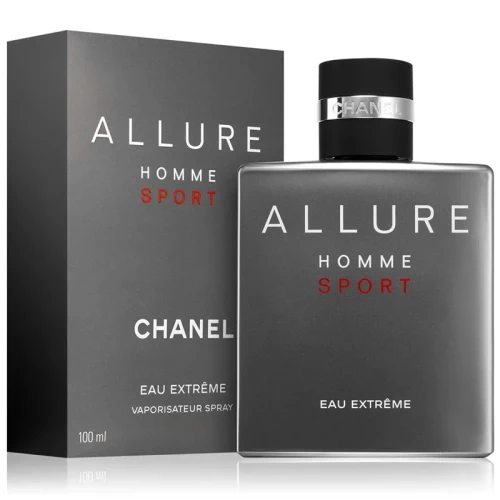 Chanel Allure Homme Sport Eau Extreme – oryginalne perfumy męskie w eleganckim, matowo-czarnym flakonie o sportowo-luksusowym designie – zdjęcie produktu