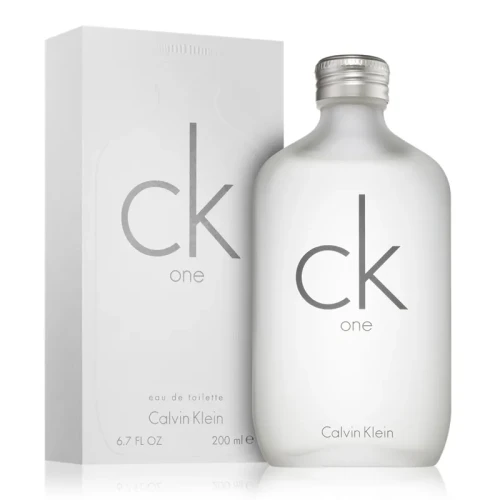 Calvin Klein CK One – oryginalne perfumy unisex w minimalistycznym, mleczno-transparentnym flakonie o matowym wykończeniu – zdjęcie produktu