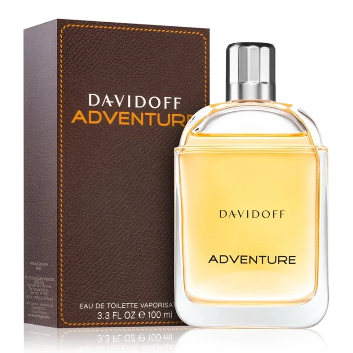Davidoff Adventure – oryginalne perfumy męskie w eleganckim, metaliczno-srebrnym flakonie o surowym, outdoorowym designie – zdjęcie produktu