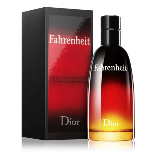 Christian Dior Fahrenheit – oryginalne perfumy męskie w charakterystycznym, bursztynowo-czerwonym flakonie o gradientowym wykończeniu – zdjęcie produktu