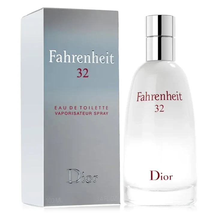 Christian Dior Fahrenheit 32 – oryginalne perfumy męskie w eleganckim, mleczno-transparentnym flakonie o nowoczesnym, minimalistycznym designie – zdjęcie produktu