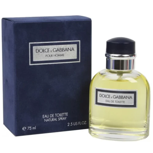 Dolce &amp; Gabbana Pour Homme (1994) – oryginalne perfumy męskie w klasycznym, transparentnym flakonie o minimalistycznym designie – zdjęcie produktu