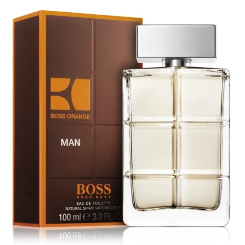 Hugo Boss Orange Man – oryginalne perfumy męskie w nowoczesnym, pomarańczowo-transparentnym flakonie o dynamicznym designie – zdjęcie produktu