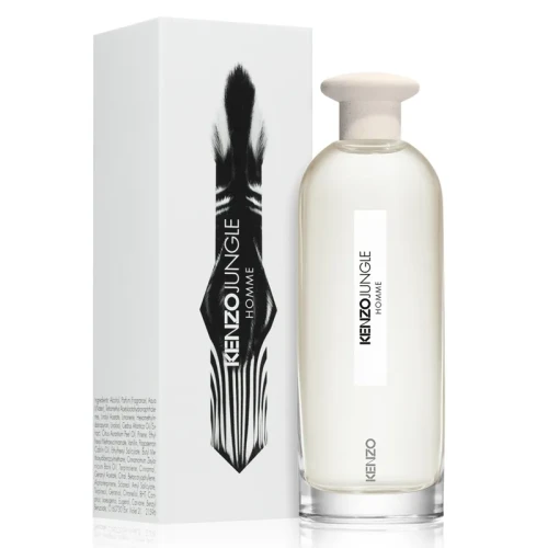 Kenzo Jungle Homme – oryginalne perfumy męskie w charakterystycznym, brązowo-złotym flakonie o masywnym, orientalnym designie – zdjęcie produktu