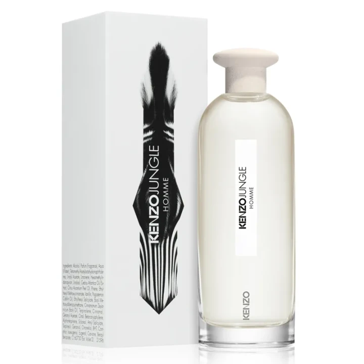 Kenzo Jungle Homme – oryginalne perfumy męskie w charakterystycznym, brązowo-złotym flakonie o masywnym, orientalnym designie – zdjęcie produktu