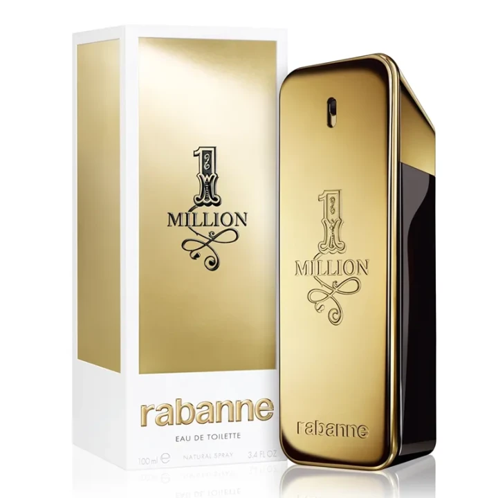 Paco Rabanne 1 Million – oryginalne perfumy męskie w charakterystycznym, złotym flakonie w kształcie sztabki – zdjęcie produktu