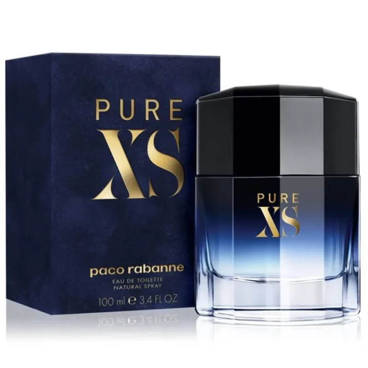 Paco Rabanne Pure XS – oryginalne perfumy męskie w eleganckim, czarno-złotym flakonie o zmysłowym, luksusowym designie – zdjęcie produktu