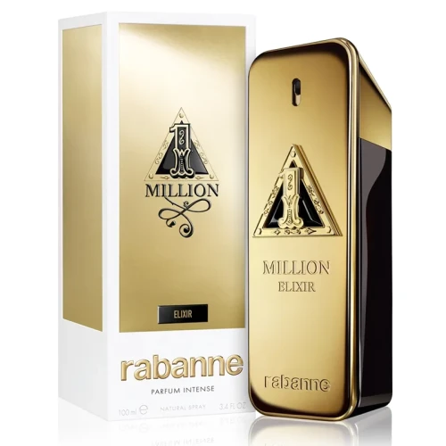 Paco Rabanne 1 Million Elixir – oryginalne perfumy męskie w intensywnie złotym, luksusowym flakonie w kształcie sztabki – zdjęcie produktu
