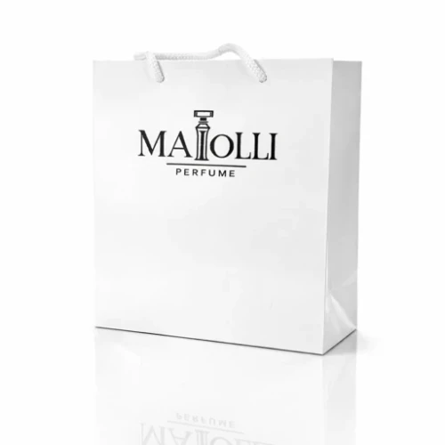 Torebka prezentowa MAIOLLI 17x21 cm biała elegancka opakowanie na perfumy zamiennik