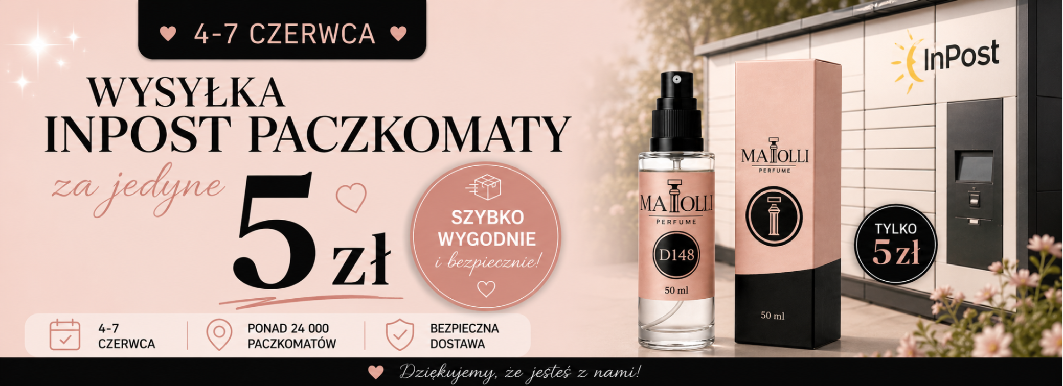 wysyłka inpost5 zł Maiolli